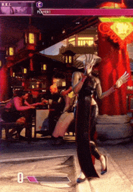 a video game is being played by a player named r.k.i.