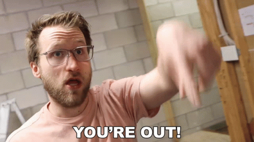 Youre Out Mcjuggernuggets GIF - Youre Out Mcjuggernuggets Get Outta Here GIFs