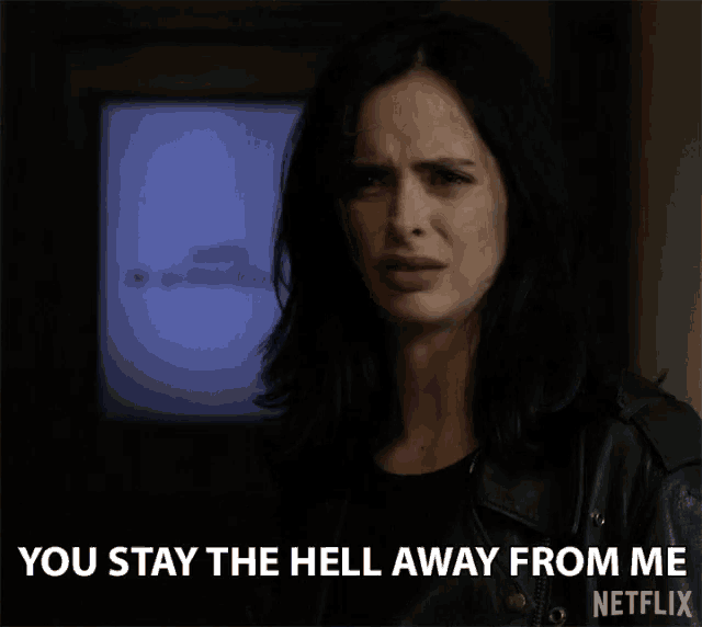 You Stay The Hell Away From Me Leave Me Alone GIF - You Stay The Hell Away From Me Leave Me Alone Back Off GIFs