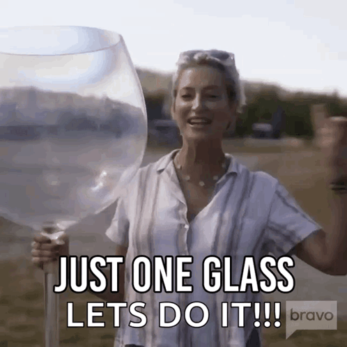 Just One Glass Real Housewives Of New York GIF - Just One Glass Real Housewives Of New York Rhony GIFs