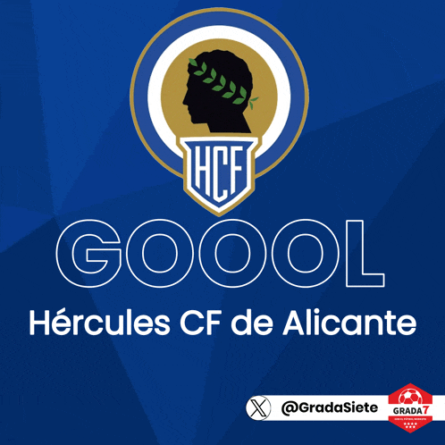 a logo for hercules cf de alicante is shown