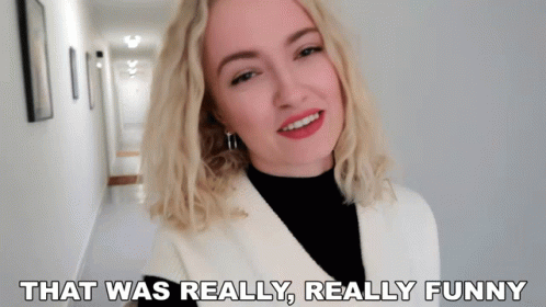 That Was Really Really Funny Mimi GIF - That Was Really Really Funny Mimi Michaela Lintrup GIFs