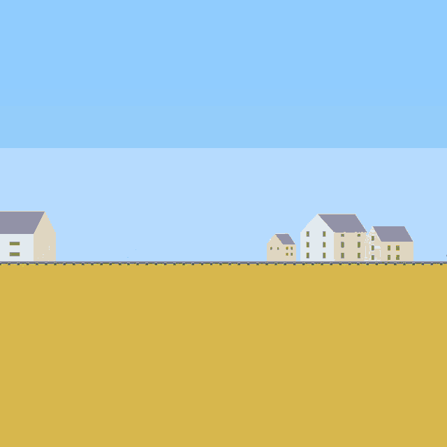 a blue and yellow train with the word dallas on the side