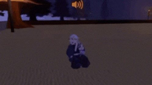 a skeleton is sitting on the ground in a video game with trees in the background .