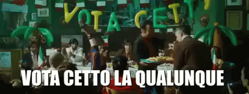 Vota Cetto La Qualunque Qualunquemente GIF - Vote For Cetto Italian Movie Satiric GIFs