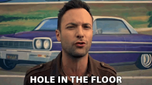 Hole In The Floor Sink GIF - Hole In The Floor Sink Trip GIFs