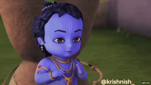 Little Krishna Kanha GIF