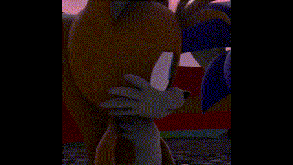 a close up of a sonic the hedgehog 's face with a blurred background .