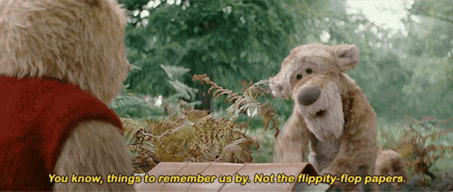 Christopher Robin Tigger GIF - Christopher Robin Tigger You Know Things To Remember Us By GIFs