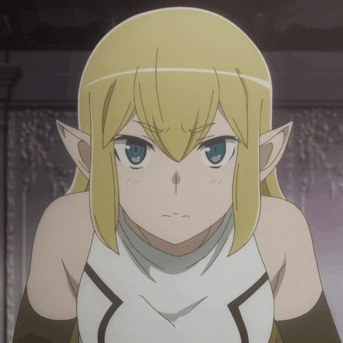 a girl with blonde hair and blue eyes is wearing a white top