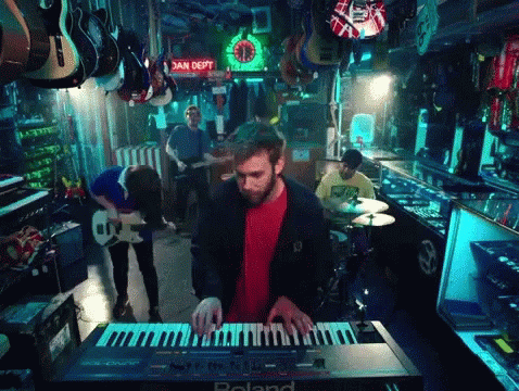 Band Playing Chords GIF - Band Playing Chords Breakdown GIFs