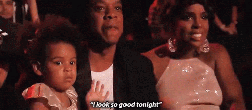 I Look So Good Tonight - Beyonce, Jay-z, Blue Ivy GIF - Tonight Beyonce Jay Z GIFs