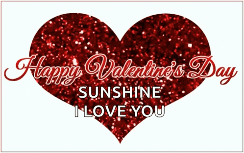 a red heart that says happy valentine 's day