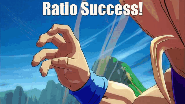Ratio Ratio Success GIF - Ratio Ratio Success Gohan Super Saiyan2 GIFs