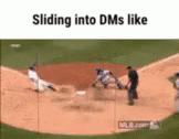 Sliding Dms GIF - Sliding Dms Baseball GIFs
