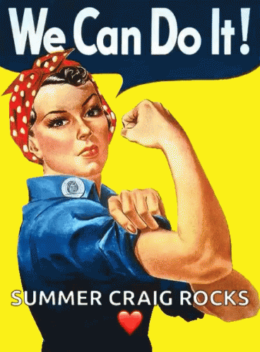 Summer Craig Rocks Women GIF - Summer Craig Rocks Women Rosie The Riveter GIFs