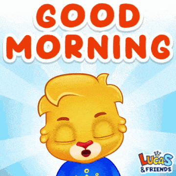 a lucas and friends greeting card with a yellow bear