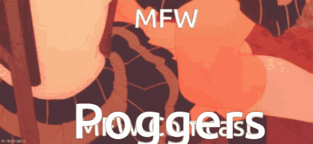 a poster that says mfw on it
