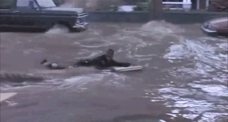Jumanji Flood Crocodile Scared Swimming GIF - Jumanji Flood Crocodile Scared Swimming Water GIFs