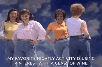 a group of women are standing next to each other and dancing .