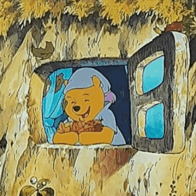 Fall Is Here Winnie The Pooh GIF - Fall Is Here Winnie The Pooh Leaf GIFs
