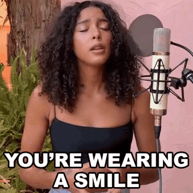 Youre Wearing A Smile Arlissa GIF - Youre Wearing A Smile Arlissa Little Girl Song GIFs