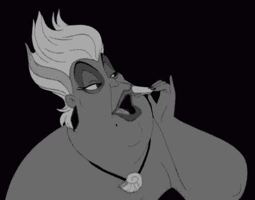a black and white cartoon of a woman with a necklace