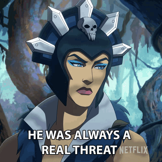 He Was Always A Real Threat Evil Lyn GIF - He Was Always A Real Threat Evil Lyn Masters Of The Universe Revelation GIFs