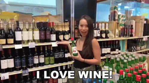 I Love Wine Kelly Mi Li GIF - I Love Wine Kelly Mi Li Wine Advocate GIFs