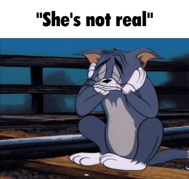 Shes Not Real Bart Simpson Sad GIF