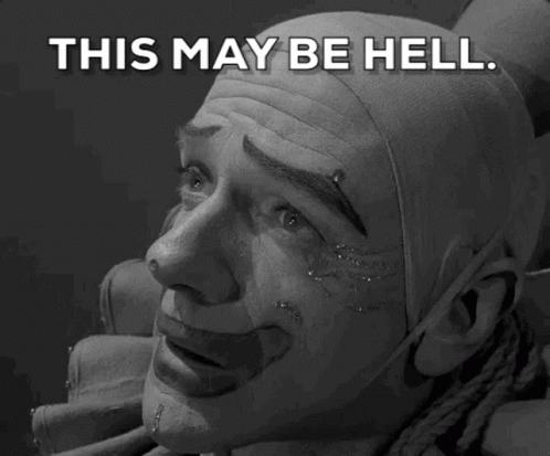 Lunch This May Be Hell GIF - Lunch This May Be Hell Clown GIFs
