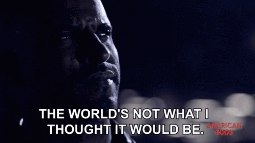 The Worlds Not What I Thought It Would Be Shadow Moon GIF - The Worlds Not What I Thought It Would Be Shadow Moon American Gods GIFs