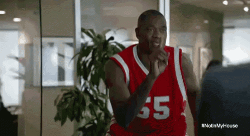 Dikembe Mutombo Finger Wag GIF