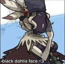 a cartoon of a person wearing a feathered hat and gloves .