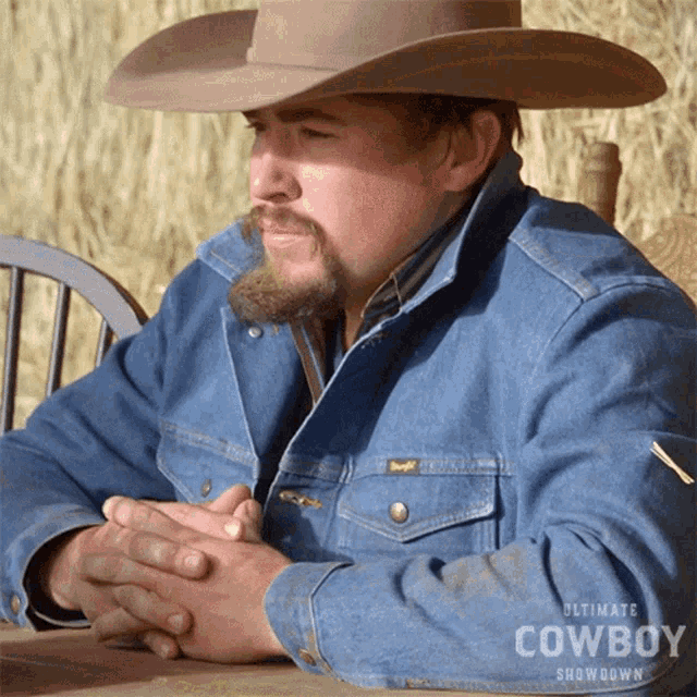 Nervous Coy Melancon GIF - Nervous Coy Melancon Ultimate Cowboy Showdown GIFs