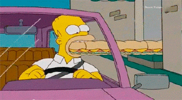 Infinite Sandwich GIF - Homer Hungry Sandwich GIFs