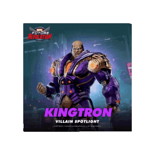 kingtron is the villain spotlight for the marvel future revolution