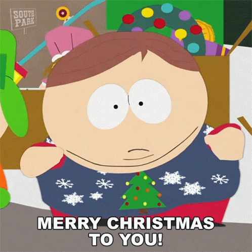 Merry Christmas To You Eric Cartman GIF - Merry Christmas To You Eric Cartman South Park GIFs