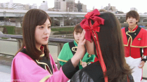 Mashin Sentai Kiramager Caress Face GIF