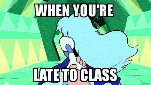 Late To Class Steven Universe GIF - Late To Class Steven Universe Back To School GIFs