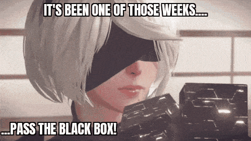 It'S Been One Of Those Weeks Pass The Black Box GIF - It'S Been One Of Those Weeks Pass The Black Box Nier Automata GIFs
