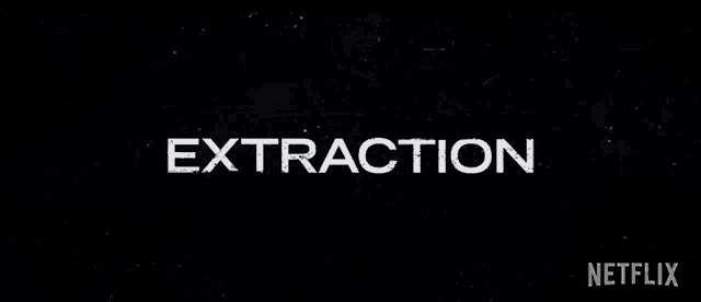 a black background with white text that says extraction