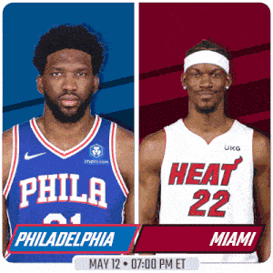 Philadelphia 76ers Vs. Miami Heat Pre Game GIF - Nba Basketball Nba 2021 GIFs