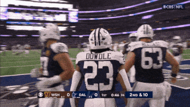 a football player with the number 23 on their back
