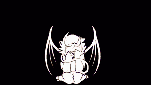 a cartoon of a person standing next to a fire with their eyes closed .