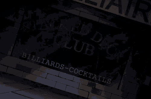 a picture of a broken glass with a sign above it that says ' air '