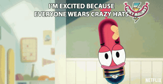 Im Excited Because Everyone Wears Crazy Hats Im Looking Forward To It GIF - Im Excited Because Everyone Wears Crazy Hats Im Looking Forward To It Fun GIFs