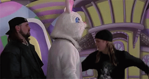 Mallrats Easter Bunny GIF - Mallrats Easter Bunny GIFs