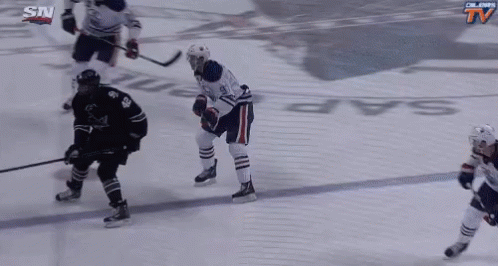 Hockey Oilers GIF - Hockey Oilers Slammed GIFs