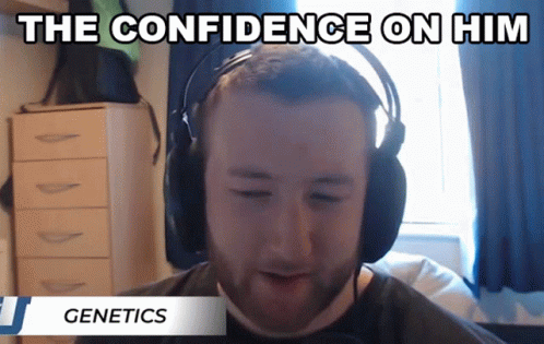 The Confidence On Him Genetics GIF - The Confidence On Him Genetics Sam Harris GIFs